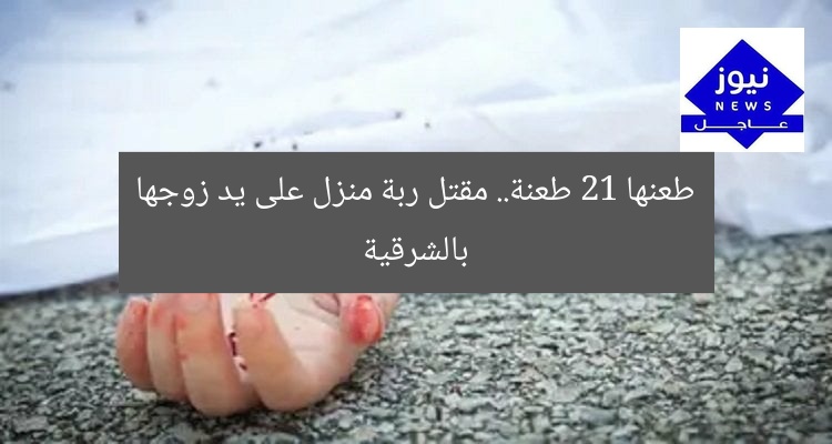 طعنها 21 طعنة.. مقتل ربة منزل على يد زوجها بالشرقية