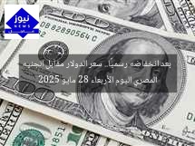 بعد انخفاضه رسميًا.. سعر الدولار مقابل الجنيه المصري اليوم الأربعاء 28 مايو 2025