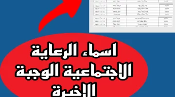 أسماء الرعاية الاجتماعية 2025: استعلم الآن عن كشوف المحافظات
