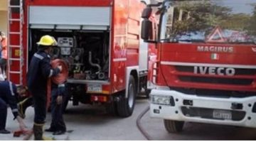 السيطرة الفعالة على حريق مطعم مشويات في الفيوم دون إصابات