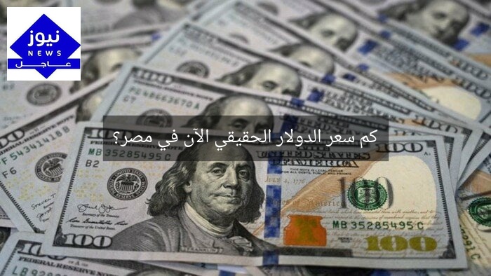 كم سعر الدولار الحقيقي الآن في مصر؟