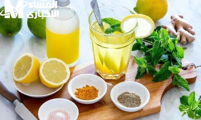 5 مشروبات طبيعية فعالة للتخلص من الدهون قبل العيد