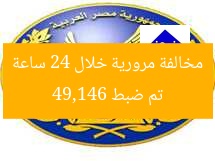 “مُذهِل: 49146 مخالفة مرورية ضُبطت في 24 ساعة”  
مخالفات مرورية, الشرطة تضبط, 24 ساعة