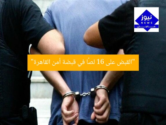 “القبض على 16 لصًا في قبضة أمن القاهرة”