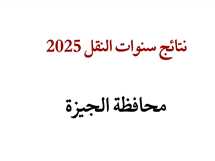 نتيجة سنوات النقل 2025 بالجيزة.. رابط مباشر وخطوات الاستعلام وتوزيع الدرجات لجميع الصفوف