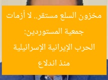 جمعية المستوردين: مخزون السلع مستقر.. لا أزمات منذ اندلاع الحرب الإيرانية الإسرائيلية