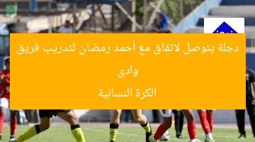 وادى دجلة يتوصل لاتفاق مع أحمد رمضان لتدريب فريق الكرة النسائية