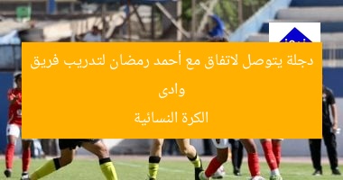 وادى دجلة يتوصل لاتفاق مع أحمد رمضان لتدريب فريق الكرة النسائية