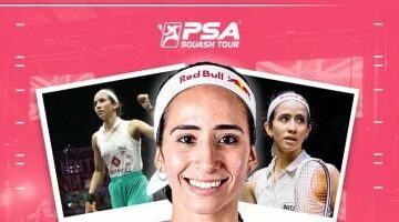 نوران جوهر تتوج ببطولة بريطانيا المفتوحة للاسكواش للعام الثاني على التوالي