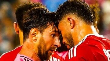 “لقطة ميسي وياسر إبراهيم” تخطف الأضواء فى مباراة الأهلى وإنتر ميامي