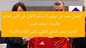 “قنصل مصر في نيويورك يدعم الأهلي في كأس العالم للأندية.. شاهد الصور”  
قنصل مصر, النادي الأهلي, كأس العالم للأندية