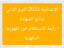 نتائج الشهادة الإعدادية 2025 الترم الثاني الدقهلية – رابط الاستعلام فور ظهورها