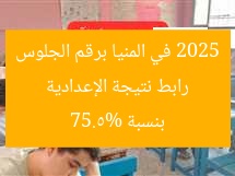 رابط نتيجة الإعدادية 2025 في المنيا برقم الجلوس بنسبة 75.5%