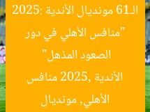“منافس الأهلي في دور الـ16 مونديال الأندية 2025: الصعود المذهل”  
الأهلي, مونديال الأندية 2025, منافس