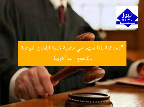 “محاكمة 61 متهما في قضية خلية اللجان النوعية بالتجمع.. تبدأ قريبًا”