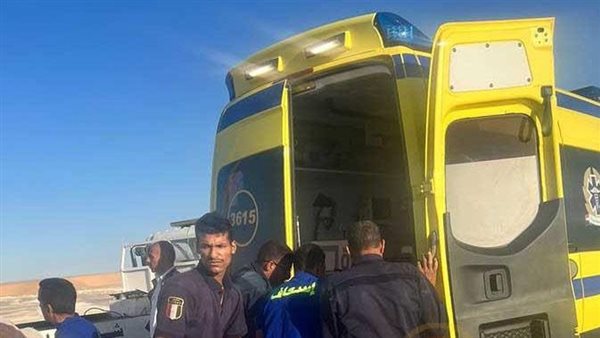 إصابة 7 أشخاص فى حادث انقلاب ميكروباص شمال بنى سويف