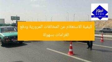 كيفية الاستعلام عن المخالفات المرورية ودفع الغرامات بسهولة