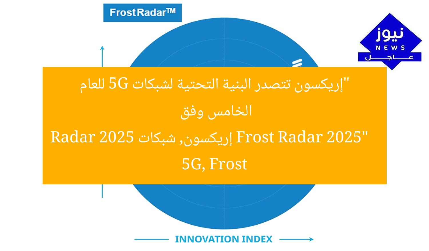 “إريكسون تتصدر سوق البنية التحتية الجيل الخامس 2025”
إريكسون, شبكات الجيل الخامس, تقرير Frost Radar