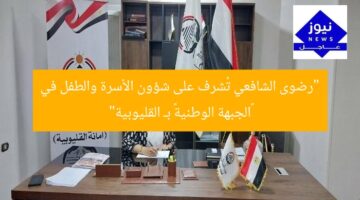 “رضوى الشافعي تُشرف على شؤون الأسرة والطفل في «الجبهة الوطنية» بـ القليوبية”