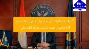 “الرقابة المالية تُلزم صناديق التأمين الخاصة بـ 10 ملايين جنيه بإنشاء موقع إلكتروني”