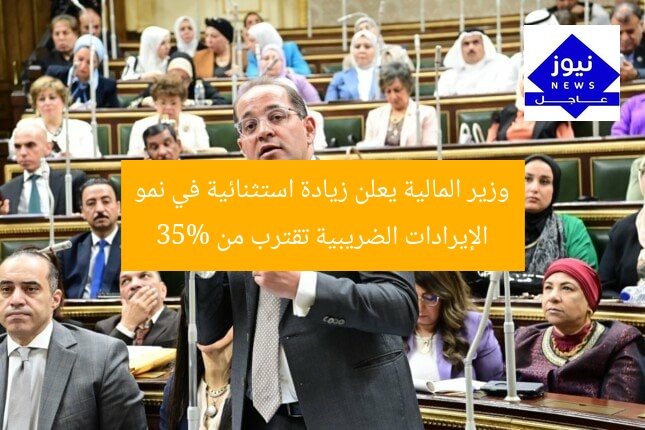 وزير المالية يعلن زيادة استثنائية في نمو الإيرادات الضريبية تقترب من 35%