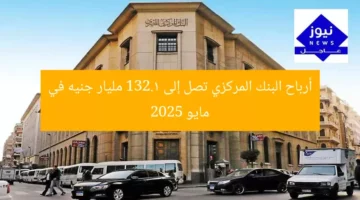 البنك المركزي يحقق 132.1 مليار جنيه أرباحًا في مايو 2025