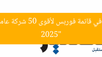 “EBank في قائمة فوربس لأقوى 50 شركة عامة في مصر 2025”