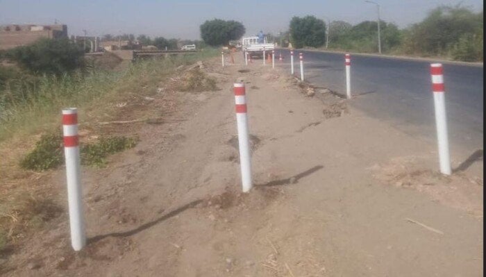 انفصال جزئي بالطبان الترابي بطريق «إسنا – الأقصر».. وتدخل عاجل من النقل
