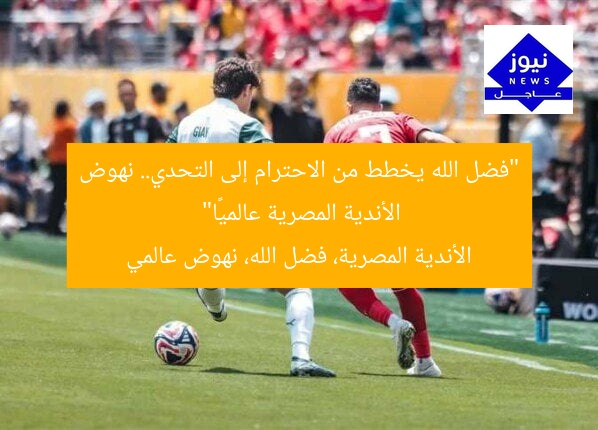“فضل الله يخطط من الاحترام إلى التحدي.. نهوض الأندية المصرية عالميًا”
الأندية المصرية، فضل الله، نهوض عالمي
