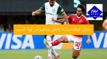 عاجل| سبب توقف مباراة الاهلي وبالميراس