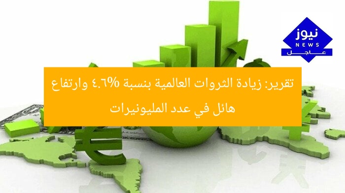 تقرير: زيادة الثروات العالمية بنسبة 4.6% وارتفاع هائل في عدد المليونيرات