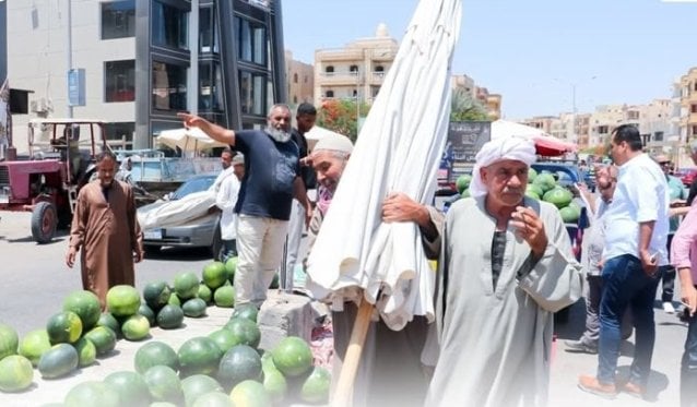 جهاز مدينة السادات يواصل حملاته المكثفة لإزالة الإشغالات والتعديات