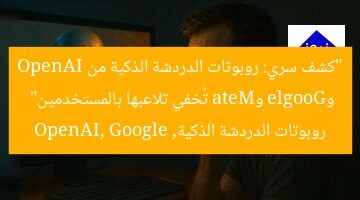 “كشف سري: روبوتات الدردشة الذكية من OpenAI وGoogle وMeta تُخفي تلاعبها بالمستخدمين”  
روبوتات الدردشة الذكية, OpenAI, Google