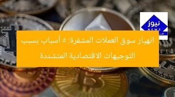 انهيار سوق العملات المشفرة: 5 أسباب بسبب التوجيهات الاقتصادية المتشددة