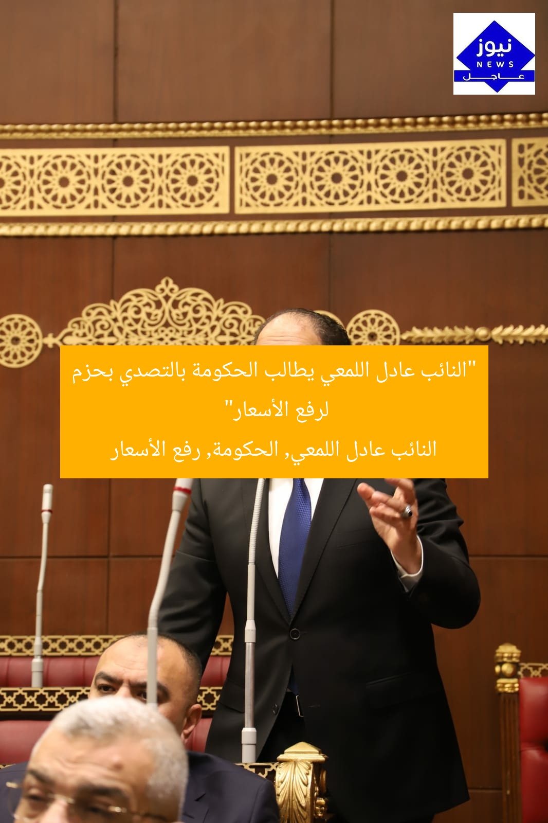 “النائب عادل اللمعي يطالب الحكومة بالتصدي بحزم لرفع الأسعار”
النائب عادل اللمعي, الحكومة, رفع الأسعار
