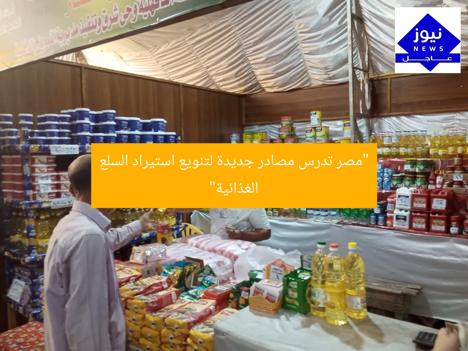 “مصر تدرس مصادر جديدة لتنويع استيراد السلع الغذائية”