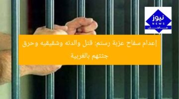 إعدام سفاح عزبة رستم: قتل والدته وشقيقيه وحرق جثثهم بالغربية