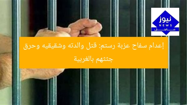 إعدام سفاح عزبة رستم: قتل والدته وشقيقيه وحرق جثثهم بالغربية