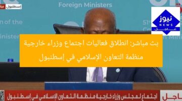 بث مباشر: انطلاق فعاليات اجتماع وزراء خارجية منظمة التعاون الإسلامي في إسطنبول