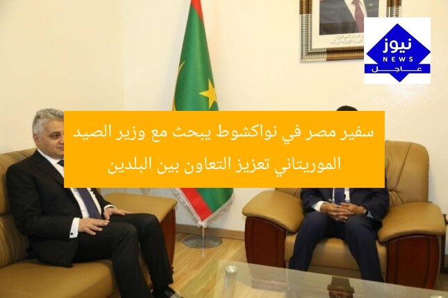 سفير مصر في نواكشوط يبحث مع وزير الصيد الموريتاني تعزيز التعاون بين البلدين