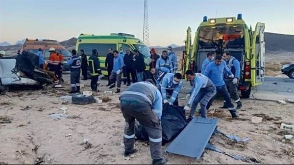 مصرع وإصابة 5 أشخاص في حادث تصادم على طريق «بلبيس ـ مشتول» بالشرقية