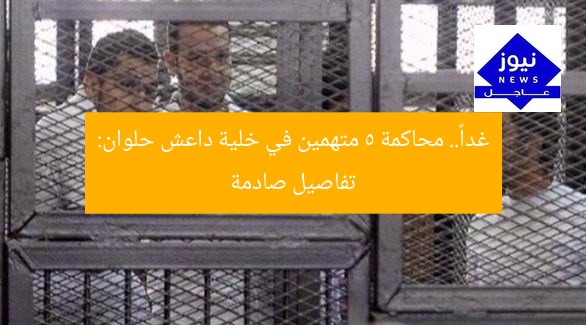 غداً.. محاكمة 5 متهمين في خلية داعش حلوان: تفاصيل صادمة