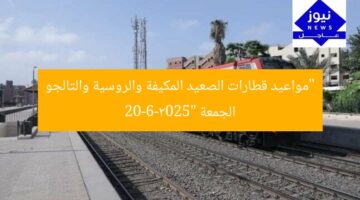 “مواعيد قطارات الصعيد المكيفة والروسية والتالجو الجمعة 20-6-2025”