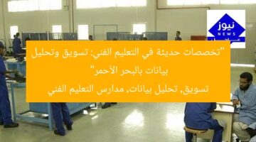 “تخصصات حديثة في التعليم الفني: تسويق وتحليل بيانات بالبحر الأحمر”  
تسويق, تحليل بيانات, مدارس التعليم الفني