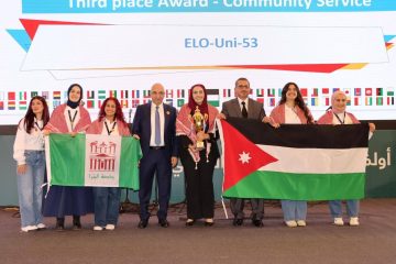 عاجل.. جامعة البترا تحصد المركز الثالث وجائزة أفضل فكرة في خدمة المجتمع بأولمبياد اللغة الإنجليزية