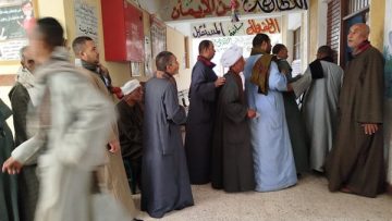 عاجل.. بدء توافد الناخبين على اللجان الانتخابية بمركز دشنا فى قنا