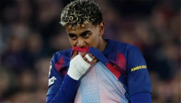 عاجل.. رد فعل غاضب من لامين يامال بعد استبداله في مباراة برشلونة وفرانكفورت