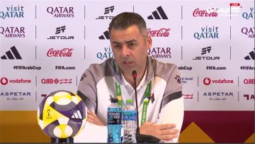 عاجل.. مدرب فلسطين: نلعب كأس العرب من أجل القضية.. ويرد بغضب على صحفي تونسي