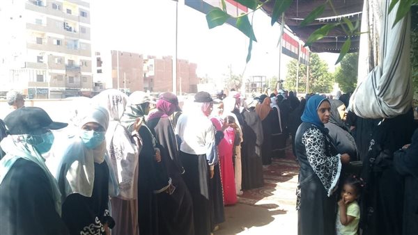 عاجل.. مشاركة لافتة للسيدات في انتخابات الدوائر الملغاة بأسوان