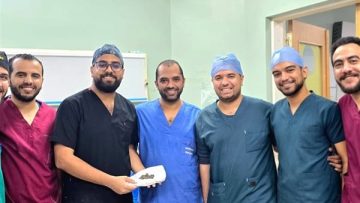 عاجل.. استخراج 58 حصوة من الكلية اليسرى لمريض بمستشفى المعبر الجامعي